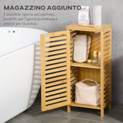 immagine-4-easycomfort-easycomfort-armadietto-bagno-in-bambu-con-ripiano-interno-regolabile-30x19-9x70-cm-color-legno