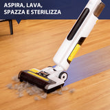 easycomfort easycomfort aspirapolvere senza fili wet dry scopa elettrica lavapavimenti con 2 serbatoi