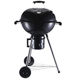 easycomfort easycomfort barbecue in ghisa con 2 ruote e 2 griglie coperchio con termometro valvola e ripiano inferiore 50x63x94cm ean 8054144136516