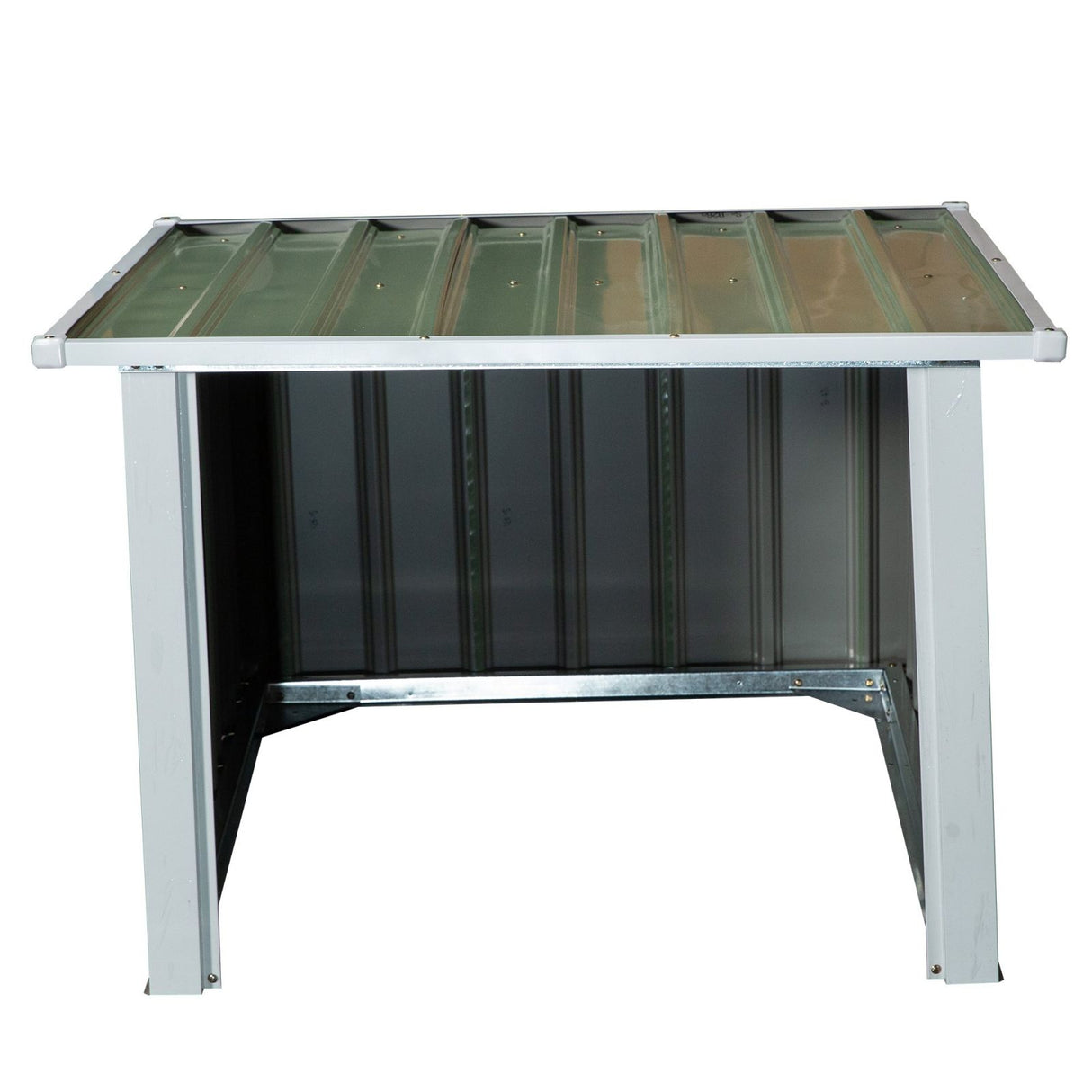 easycomfort easycomfort casetta per robot tagliaerba automatico in acciai tetto inclinato apertura 63cm ean 8054144137865