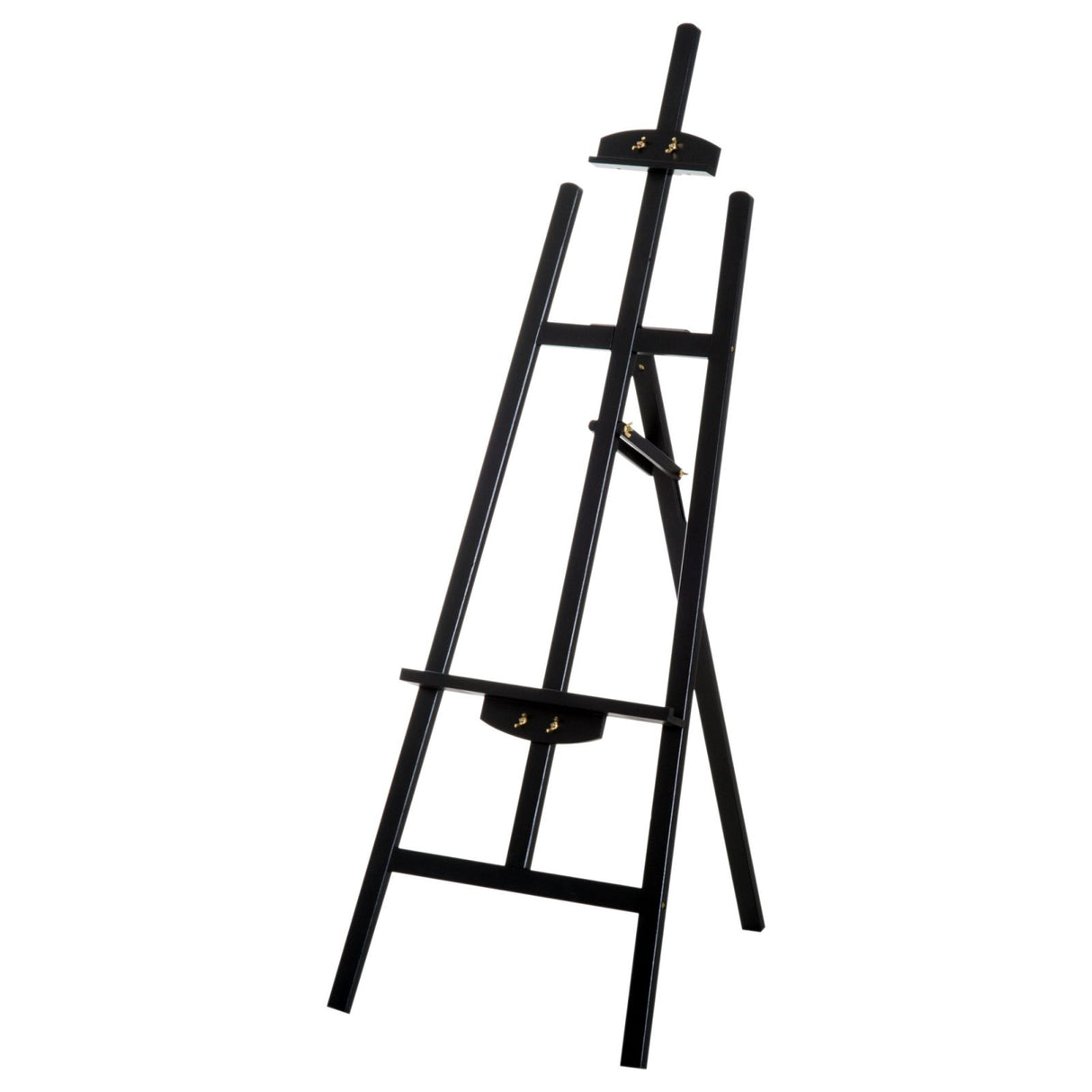 easycomfort easycomfort cavalletto per pittura in legno con altezza e inclinazione regolabili nero 46x60x140cm ean 8054111840477