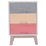 easycomfort easycomfort comodino in legno colorato 3 cassetti 30x34x51cm ean 8054111847155