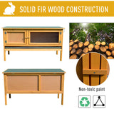 easycomfort easycomfort conigliera gabbia per conigli tetto impermeabile e vassoio estrabile115x44 3x65cm ean 8054144137230