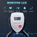 easycomfort easycomfort cyclette da camera con schermo lcd volano da 10kg e resistenza magnetica regolabile 47x120x104 5 117 cm