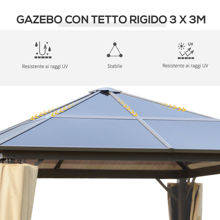 immagine-4-easycomfort-easycomfort-gazebo-da-giardino-3x3m-con-tetto-in-policarbonato-e-zanzariere-caffe-e-khaki