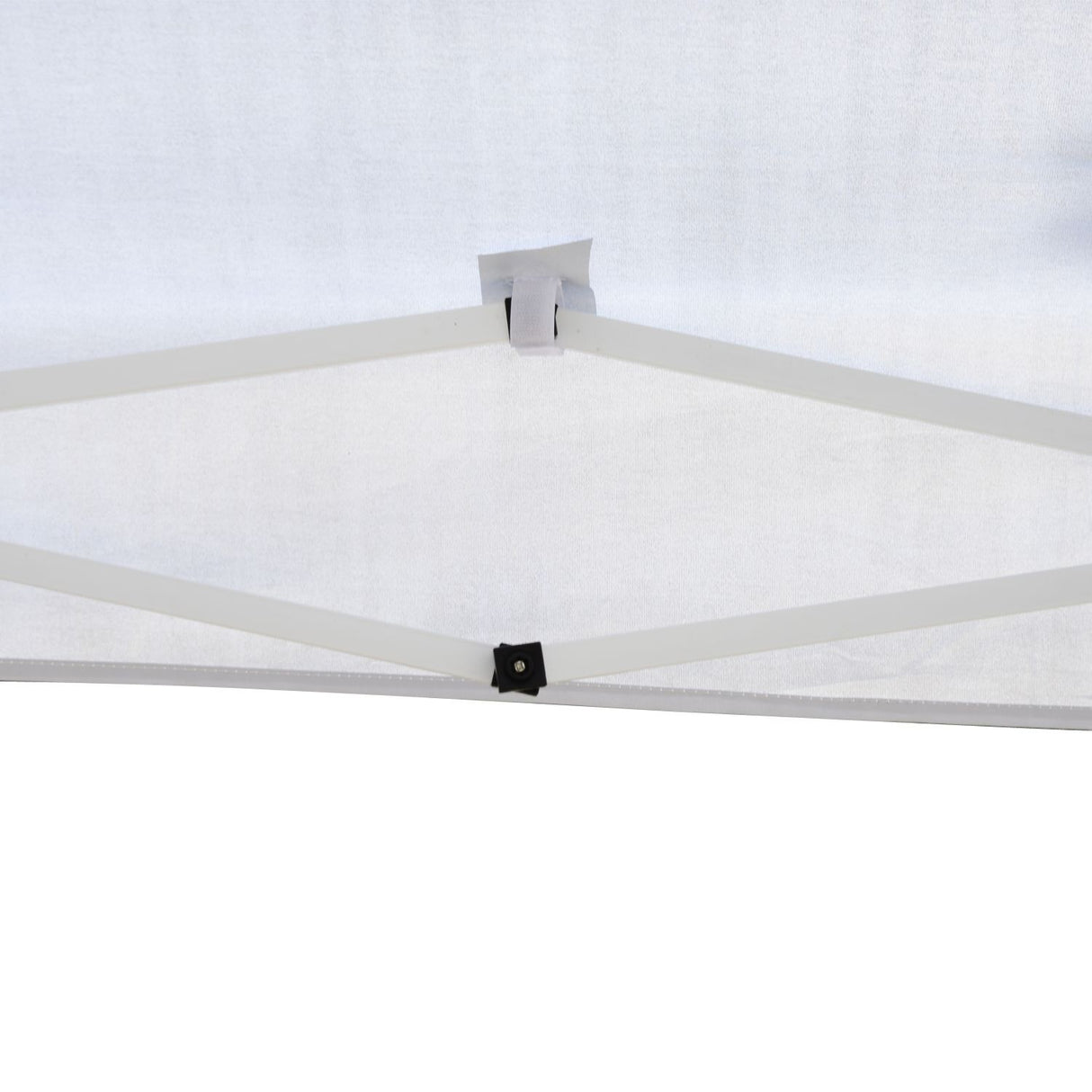 easycomfort easycomfort gazebo struttura in acciaio pieghevole rivestimento tessuto oxford bianco 3x3m ean 8054144132853