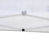 easycomfort easycomfort gazebo struttura in acciaio pieghevole rivestimento tessuto oxford bianco 3x3m ean 8054144132853