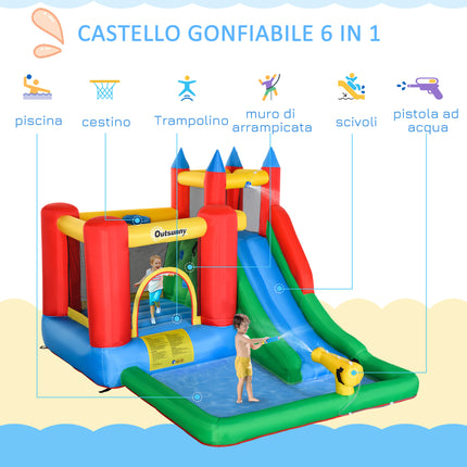 immagine-4-easycomfort-easycomfort-gioco-gonfiabile-per-bambini-3-8-anni-con-scivolo-e-piscina-330x245x215cm