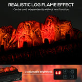 easycomfort easycomfort inserto camino elettrico 1800w con fiamma temperatura regolabile e autospegnimento 58 5x22x32 cm nero