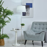 easycomfort easycomfort lampada da terra moderna con mensola per camera o soggiorno bianca ean 8054111848886