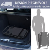 easycomfort easycomfort lettino sdraio pieghevole da giardino piscina con braccioli grigio ean 8054111847148