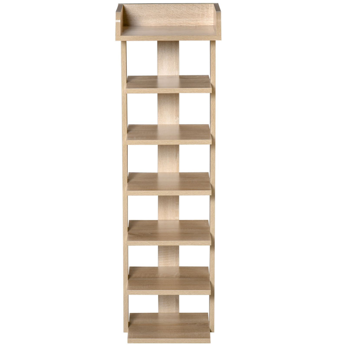 easycomfort easycomfort mobile scarpiera per ingresso in legno con ripiano porta oggetti 32x30x104cm rovere