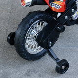 easycomfort easycomfort moto da cross elettrica per bambini di 3 anni moto giocattolo 10952 270 5cm rosso