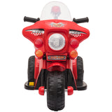 easycomfort easycomfort moto elettrica 6v per bambini 18 36 mesi con 3 grandi ruote luci e suoni realistici rosso 80x35x52cm