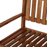 easycomfort easycomfort panchina da giardino terrazzo a 2 posti in legno marrone 120 x 65 x 91 5 cm ean 8054144135656