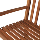 easycomfort easycomfort panchina da giardino terrazzo a 2 posti in legno marrone 145 x 66 x 89 cm ean 8055776910949