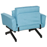 easycomfort easycomfort poltrona letto arredamento moderno per soggiorno e ufficio 87x69x69cm azzurro ean 8055776916279