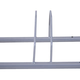 easycomfort easycomfort rastrelliera per 5 bici solida in acciaio argento 140 5 x 30 x 21 5cm ean 8054111842815