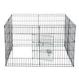 easycomfort easycomfort recinto per cani gatti cuccioli roditori recinzione rete gabbia 8 pezzi 76 x 61cm nero ean 8054111843324