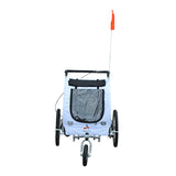 easycomfort easycomfort rimorchio bicicletta passeggino per cani 3 ruote bianco e nero ean 8055776911571