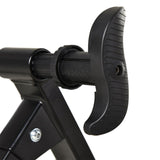 easycomfort easycomfort rullo per bici con 8 livelli di resistenza magnetica pieghevole in metallo nero