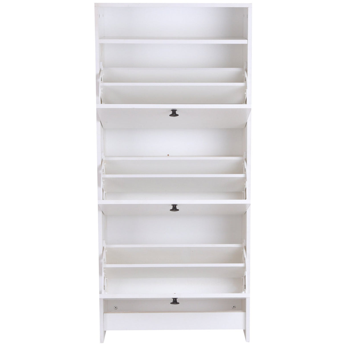 easycomfort easycomfort scarpiera 3 scompartimenti 18 paia di scarpe e 1 ripiano portaoggetti bianco ean 8054111847438