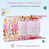 easycomfort easycomfort sdraio per bambini pieghevole schienale reclinabile rosa ean 8054111846288