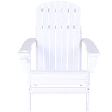 easycomfort easycomfort sedia da giardino adirondack in legno bianco 97x72 39x93cm ean 8054111840200