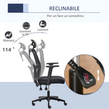 easycomfort easycomfort sedia da ufficio ergonomica girevole altezza regolabile supporto lombare e poggiatesta nero