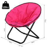 easycomfort easycomfort sedia pieghevole da esterno e campeggio con seduta imbottita e struttura in metallo rosa ean 8054111843348