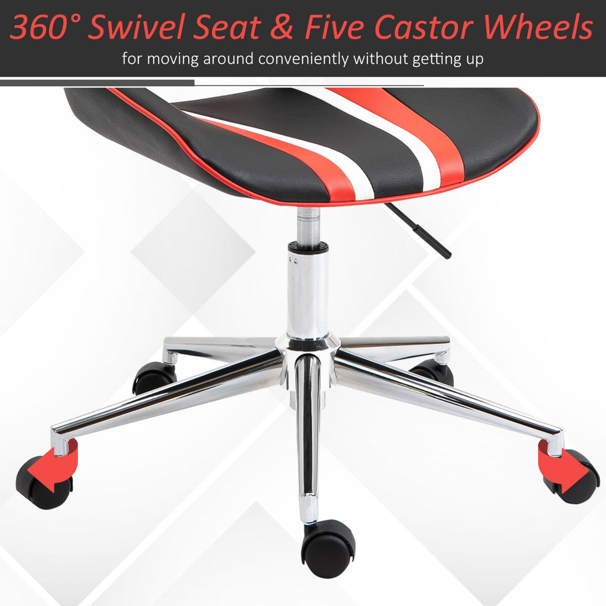 easycomfort easycomfort sedia sgabello da ufficio stile gaming girevole e regolabile in similpelle ean 8054144138619