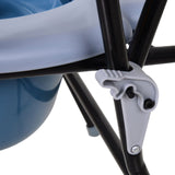 easycomfort easycomfort sedia wc pieghevole con vaso rimovibile per anziani e disabili in tubi di ferro e plastica 52x50x75cm ean 8054144130224