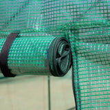 easycomfort easycomfort serra a tunnel 2 ripiani porta vasi copertura pe struttura in acciaio 214 x143 x195cm ean 8054144134765