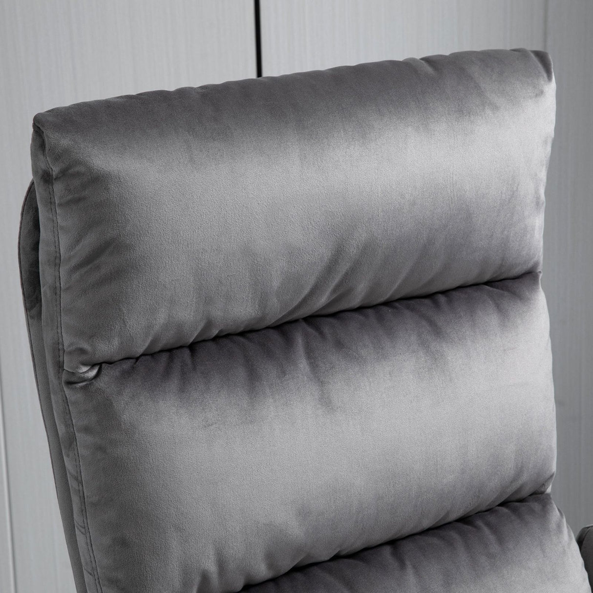 easycomfort easycomfort set 2 pezzi poltrona reclinabile e pouf poggiapiedi grigio ean 8055776916484