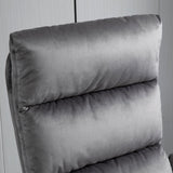 easycomfort easycomfort set 2 pezzi poltrona reclinabile e pouf poggiapiedi grigio ean 8055776916484