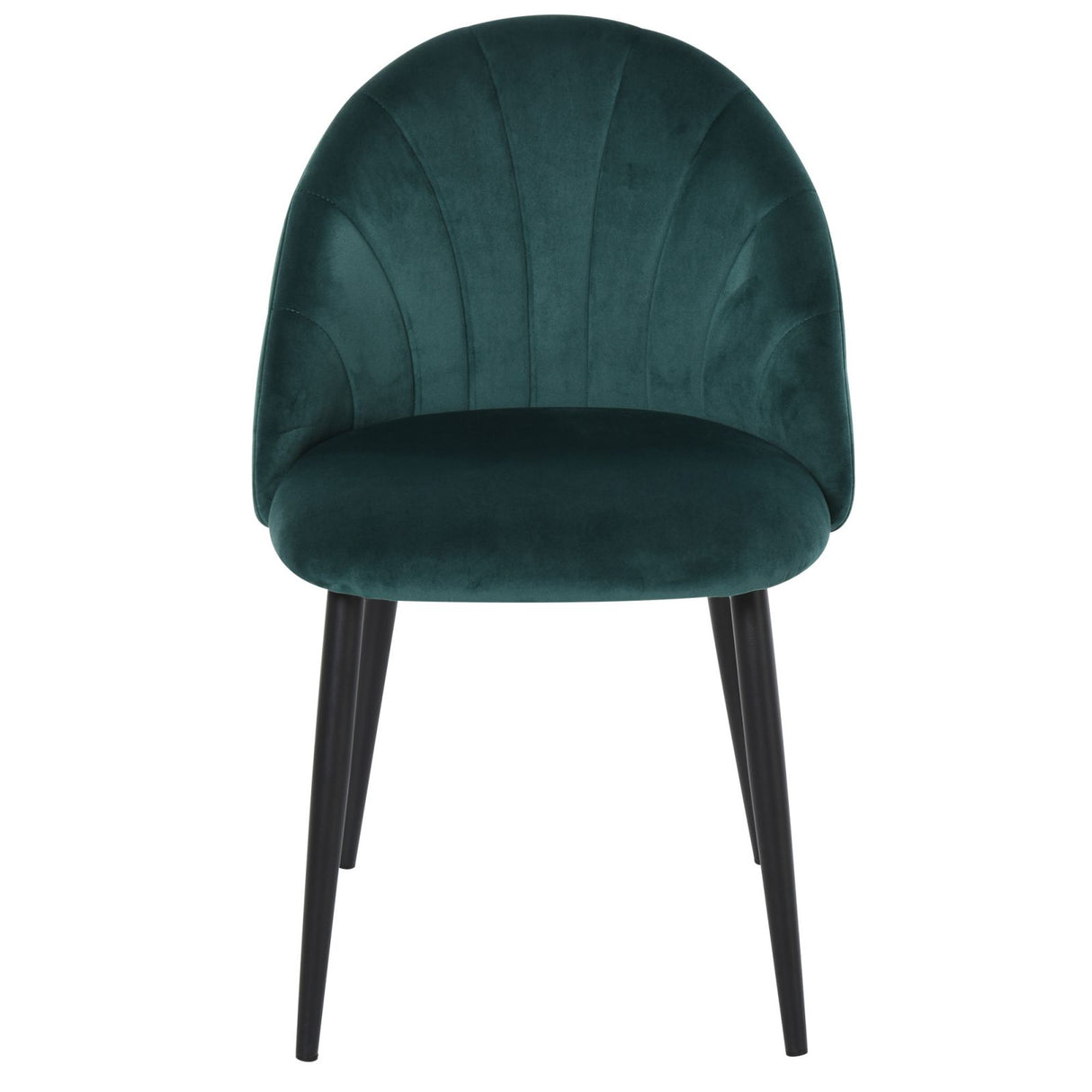 easycomfort easycomfort set 2 sedie imbottite per sala da pranzo con design nordico in metallo e velluto verde ean 8055776912110