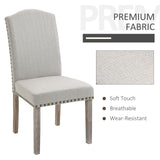 easycomfort easycomfort set 2 sedie imbottite stile classico da salotto e soggiorno grigio chiaro ean 8055776910680