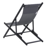 easycomfort easycomfort set 2 sedie sdraio pieghevoli in alluminio e texilene grigio ean 8054144132068