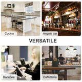 easycomfort easycomfort set 2 sgabelli da bar altezza regolabile e poggiapiedi stile industriale ean 8055776910444