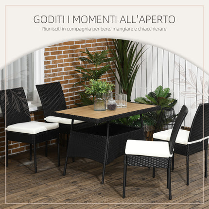 immagine-4-easycomfort-easycomfort-set-da-giardino-con-tavolo-e-4-sedie-da-esterno-in-acciaio-e-rattan-pe-nero