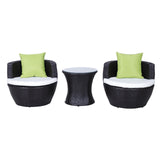 easycomfort easycomfort set mobili in rattan set 2 poltrone tavolino con cuscini 3pz giardino ean 8055776916545