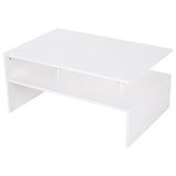 easycomfort easycomfort tavolino da salotto basso 2 livelli arredamento moderno legno e alluminio ean 8054111846462