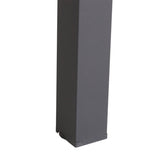 easycomfort easycomfort tavolo allungabile per casa e giardino nero 160x80x75cm ean 8055776911250