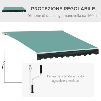 immagine-4-easycomfort-easycomfort-tenda-da-sole-a-bracci-per-esterno-con-manovella-metallo-e-poliestere-3x2-5m-verde