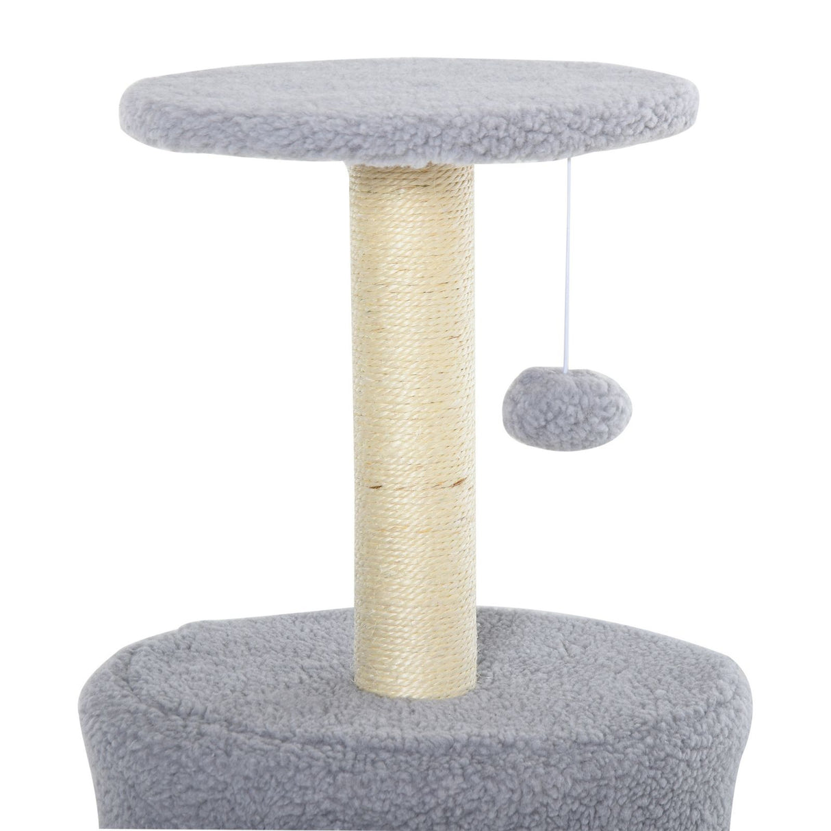 easycomfort easycomfort tiragraffi a colonna per gatti con 3 livelli cuccia e corda sisal grigio ean 8054111842921