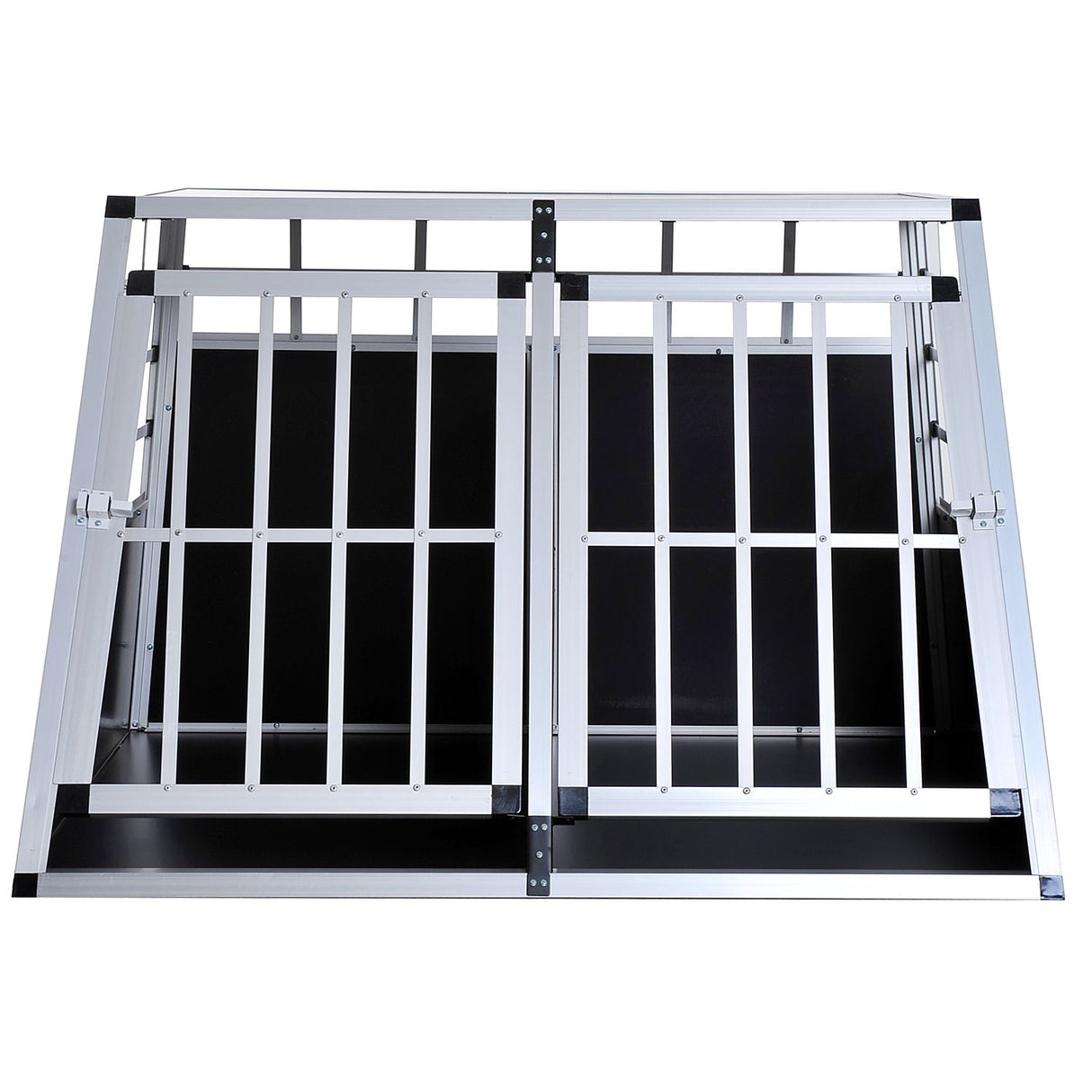 easycomfort easycomfort trasportino per cane in alluminio con parete mobile e chiusura 104x91x69cm ean 8055776914220