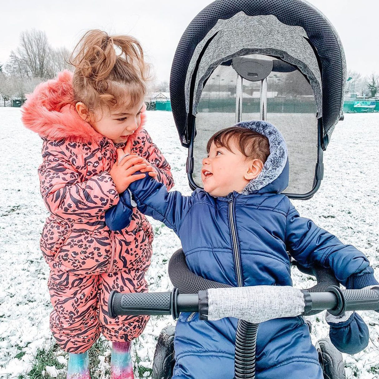 easycomfort easycomfort triciclo passeggino 2 in 1 pieghevole per bambini 18 mesi con maniglione