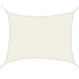 easycomfort easycomfort vela ombreggiante rettangolare 4x6m tenda da sole in poliestere bianco crema ean 8054144138077