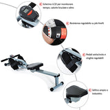 easycomfort easycomfort vogatore professionale a tiraggio centrale per allenamento da casa salvaspazio con display ean 8054144134901