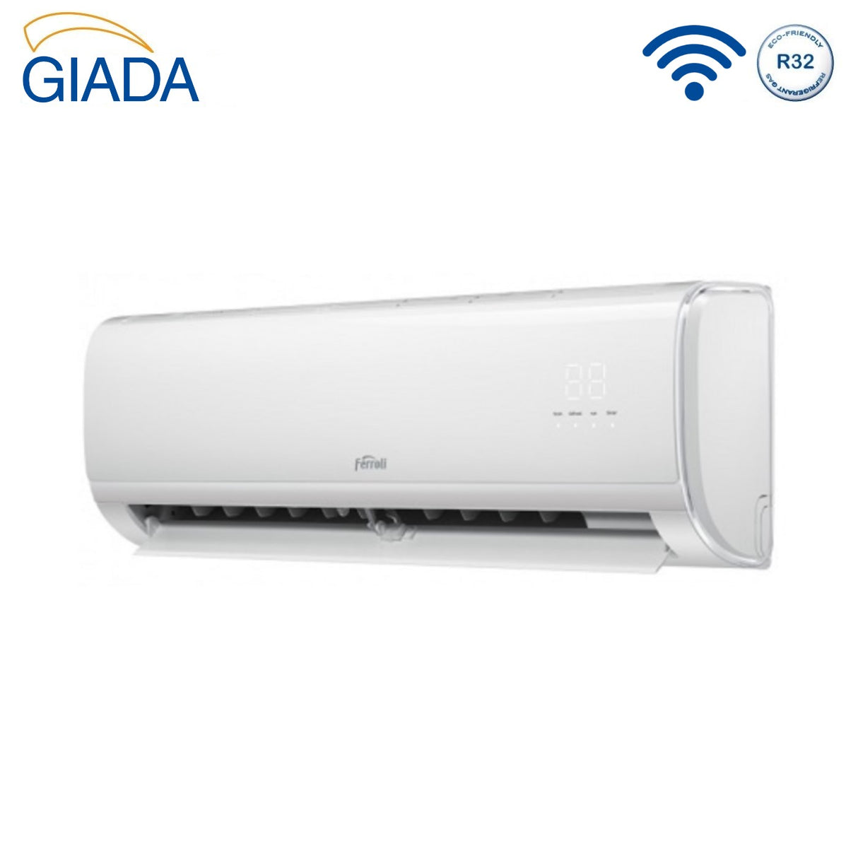 ferroli climatizzatore condizionatore ferroli dual split inverter serie giada m 1212 con 21 3 r 32 wi fi integrato 1200012000